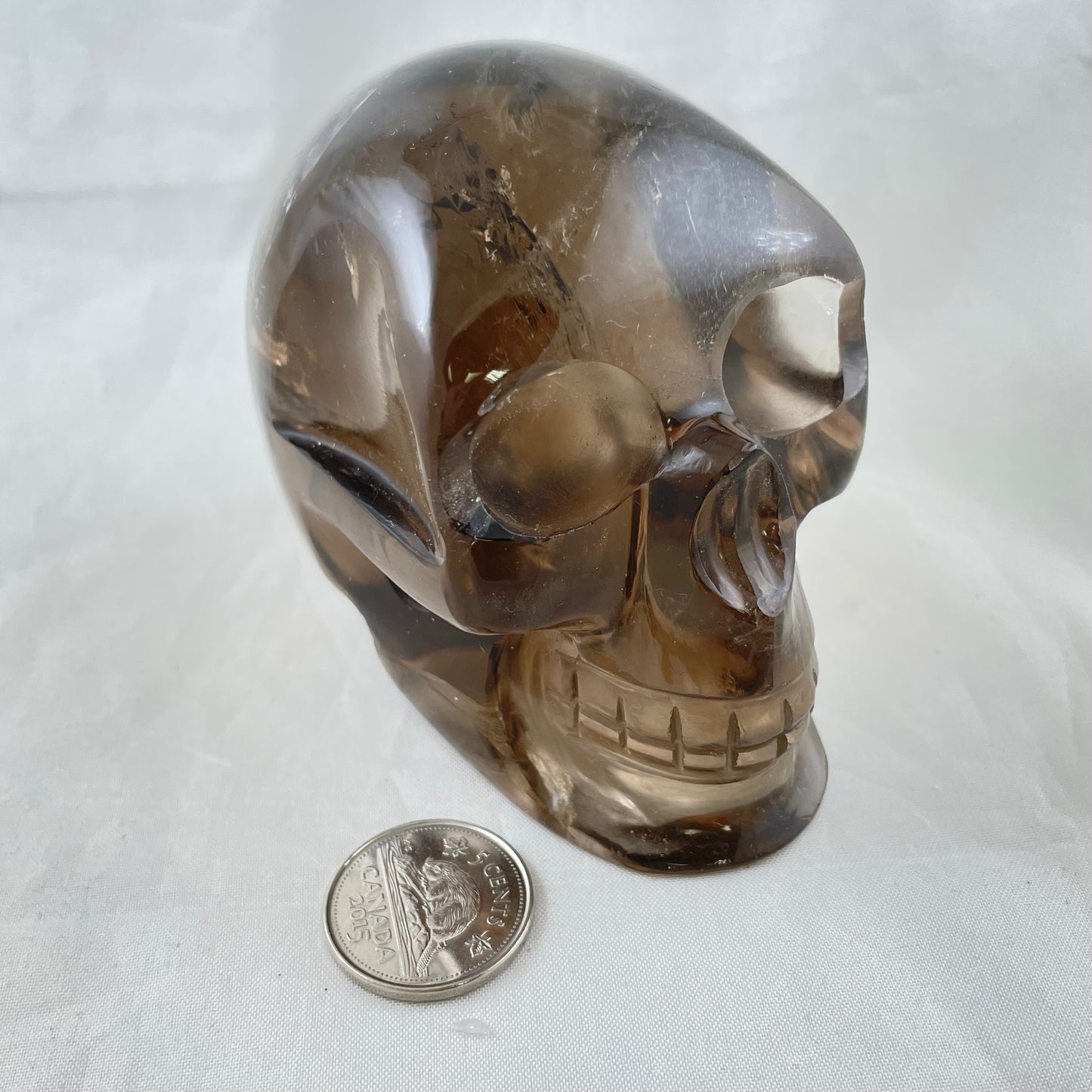 Smoky Quartz Skull