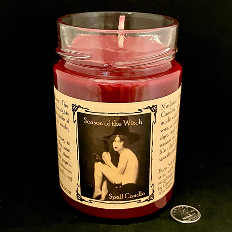 Season of the Witch Spell Candle by Madame Phoenix