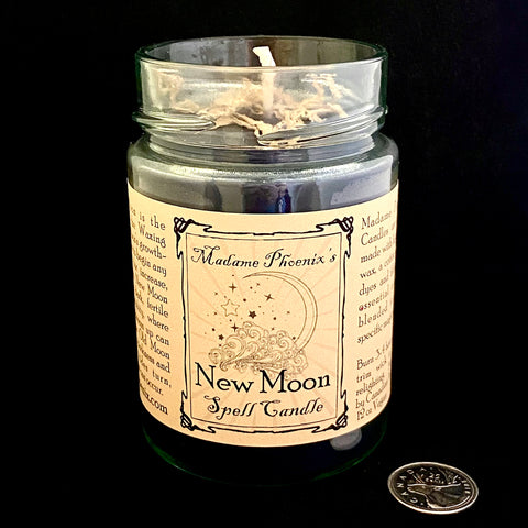 New Moon Spell Candle by Madame Phoenix