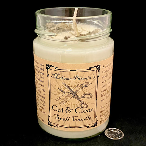 Cut and Clear Spell Candle by Madame Phoenix