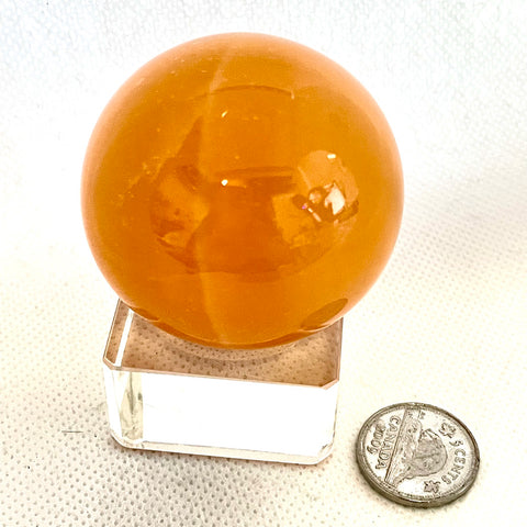 Yellow Calcite Sphere (Multiple Options)