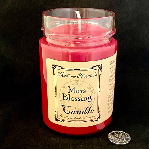 Mars Blessing Spell Candle by Madame Phoenix