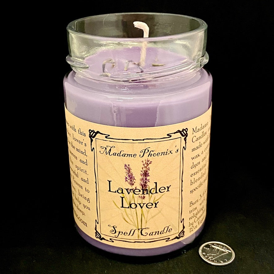 Lavender Lover Aromatherapy Candle by Madame Phoenix