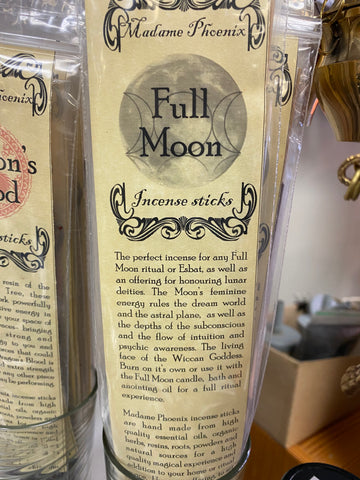 Full Moon Incense Sticks by Madame Phoenix