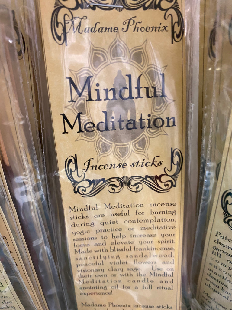 Mindful Meditation Incense Sticks by Madame Phoenix