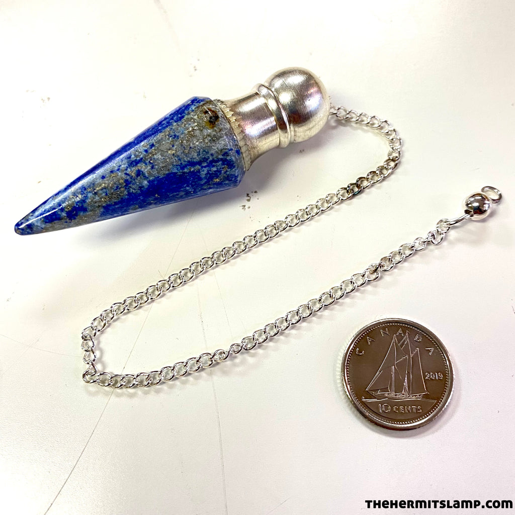 Lapis Lazuli Chambered Pendulum