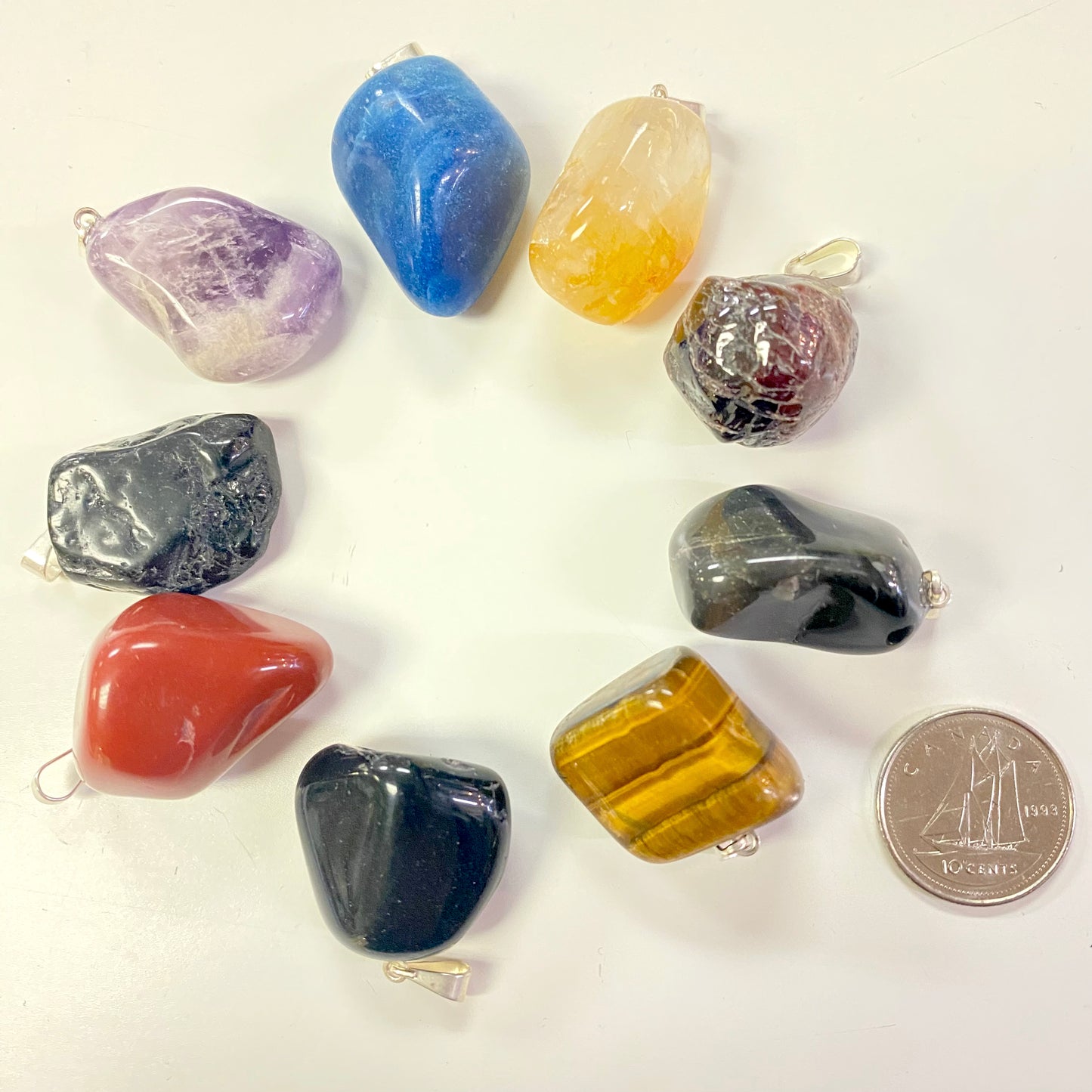 Assorted Tumbled Pendants (Multiple Options)