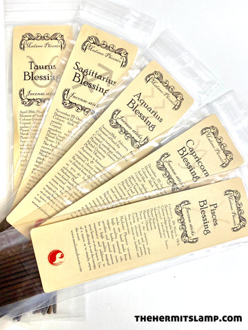 Zodiac Blessing Incense Sticks by Madame Phoenix (Multiple Options)