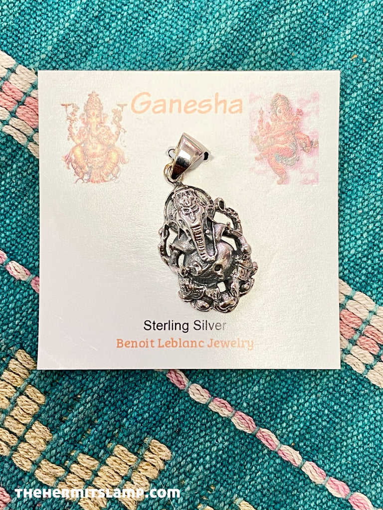 Ganesha Sterling Silver Pendant