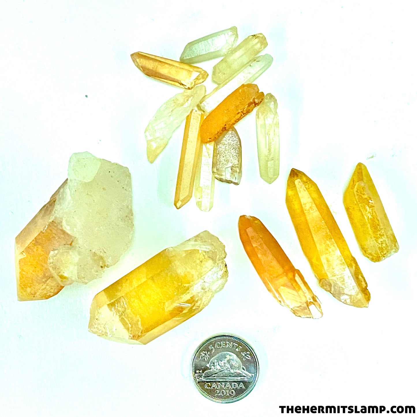 Lemurian Tangerine Quartz (Multiple Options)