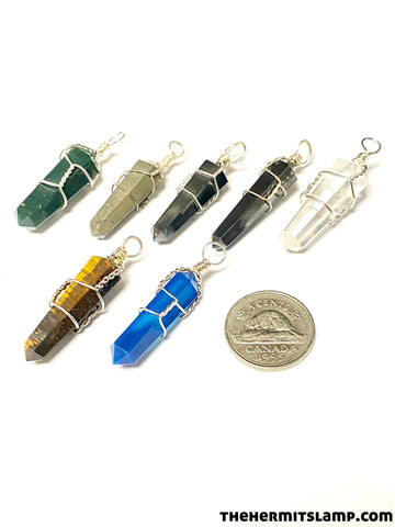 Wire-Wrapped Pendants (Multiple Options)