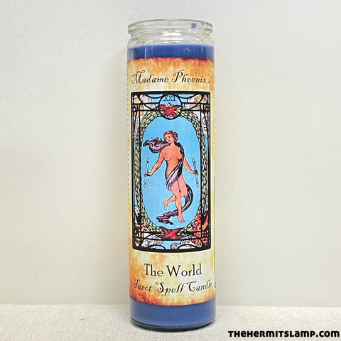 7 Day Candle - The World Tarot Candle by Madame Phoenix