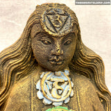 Seven Chakras Goddess Volcanic Stone Incense Holder