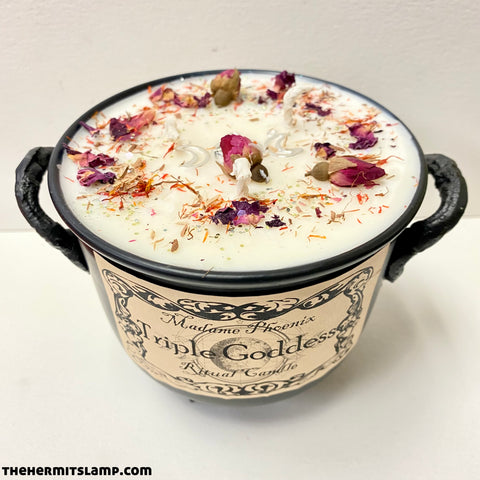 Metal Cauldron Candles by Madame Phoenix (Multiple Options)