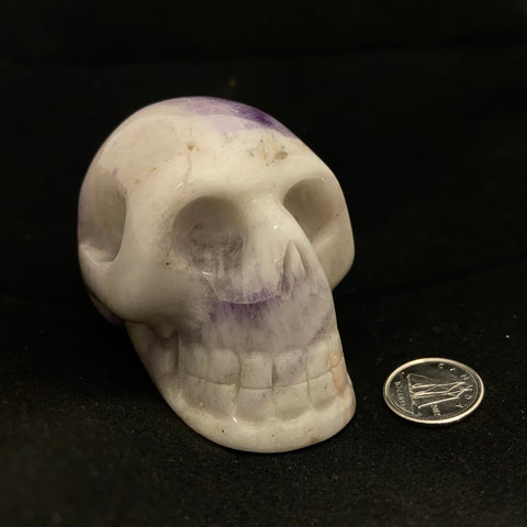 Chevron Amethyst Skull