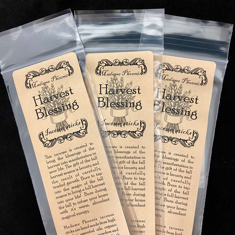 Harvest Blessing Incense Sticks by Madame Phoenix