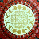 12" Round Wooden Crystal Grids (Multiple Options)