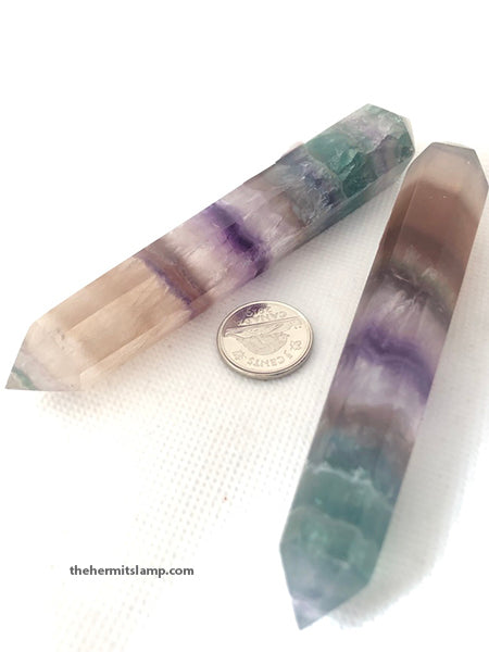Banded Fluorite wand