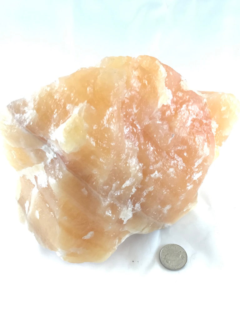 Orange Calcite Block