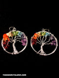 Tree of Life Chakra Crystal Pendant