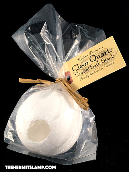 Clear Quartz Crystal Bath Bomb by Madame Phoenix