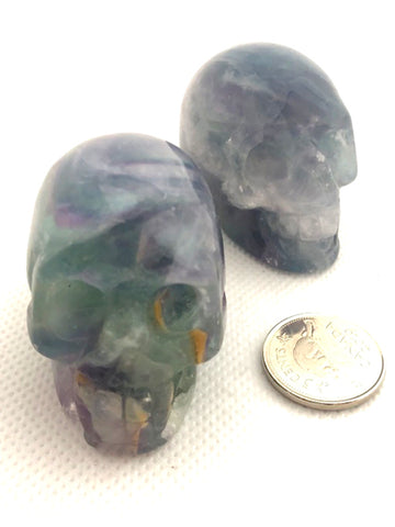 Fluorite Skull