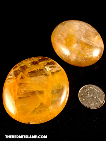 Golden Healer Quartz Palm Stones