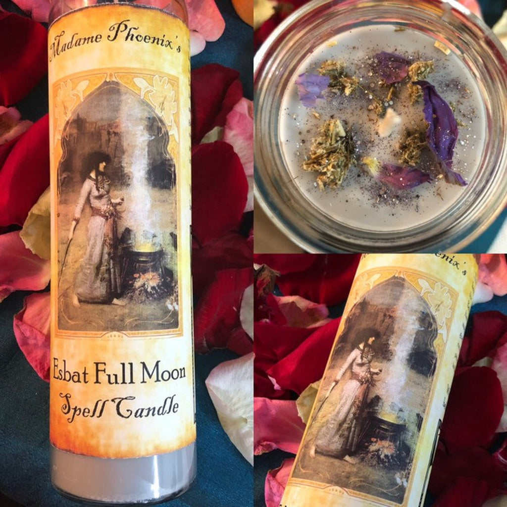 7 Day Candle - Esbat Full Moon by Madame Phoenix