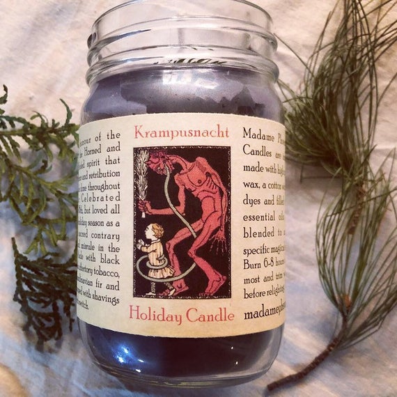 Krampusnacht Holiday Candle by Madame Phoenix