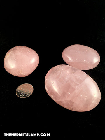 Rose Quartz Palm Stone