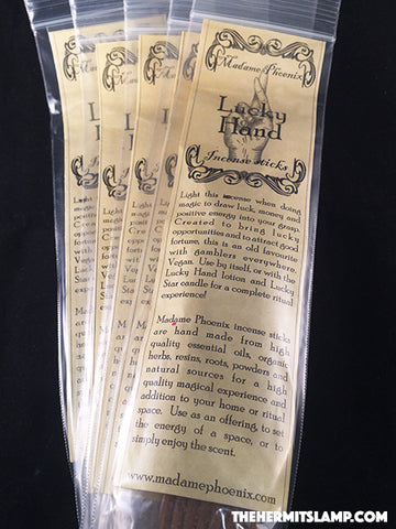 Lucky Hand Incense Sticks by Madame Phoenix