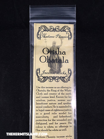 Orisha Obatala Incense Sticks by Madame Phoenix