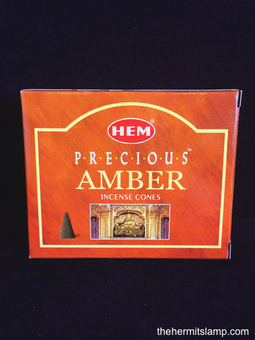 HEM Precious Amber Incense Cones