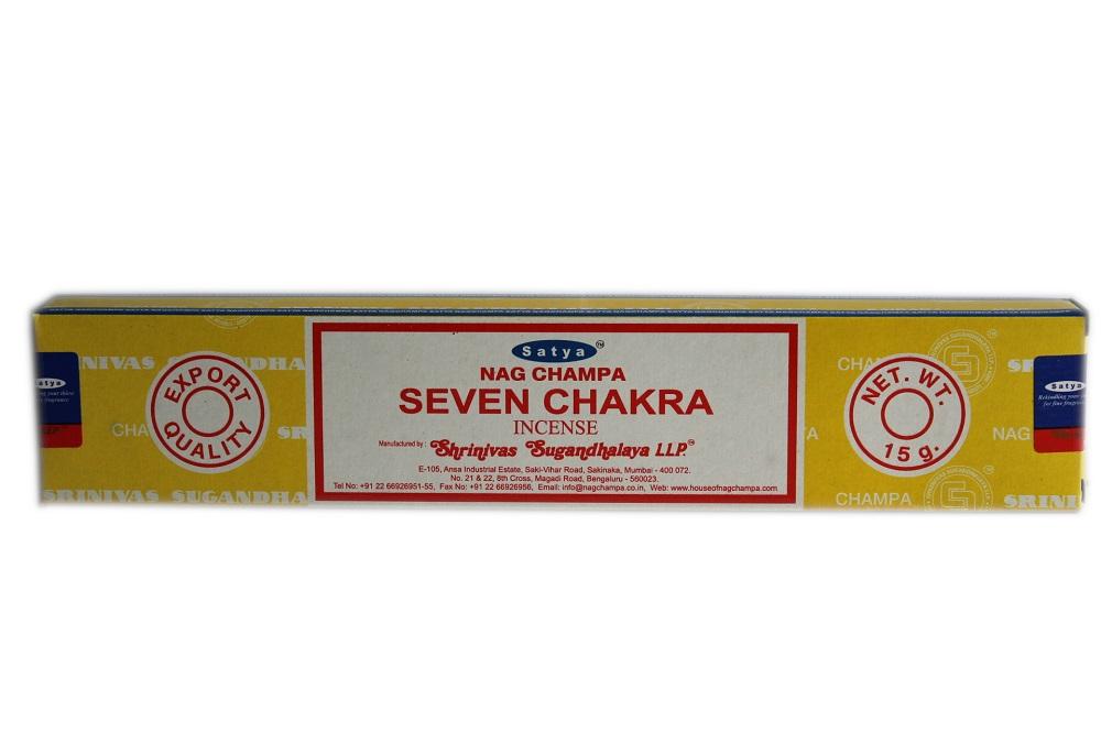 Satya Seven Chakras Incense Sticks