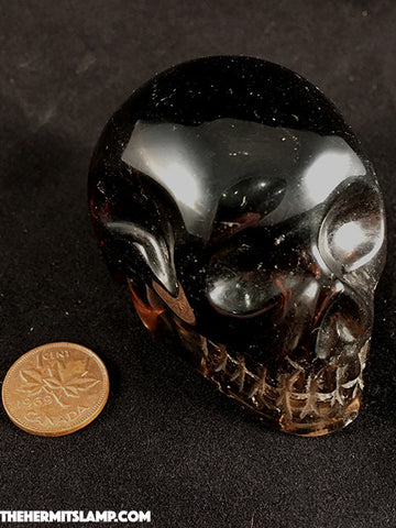 Smoky Quartz Skull