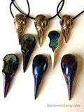 Raven Skull Pendants (Multiple Options)
