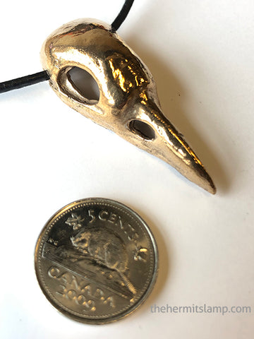 Raven Skull Pendant