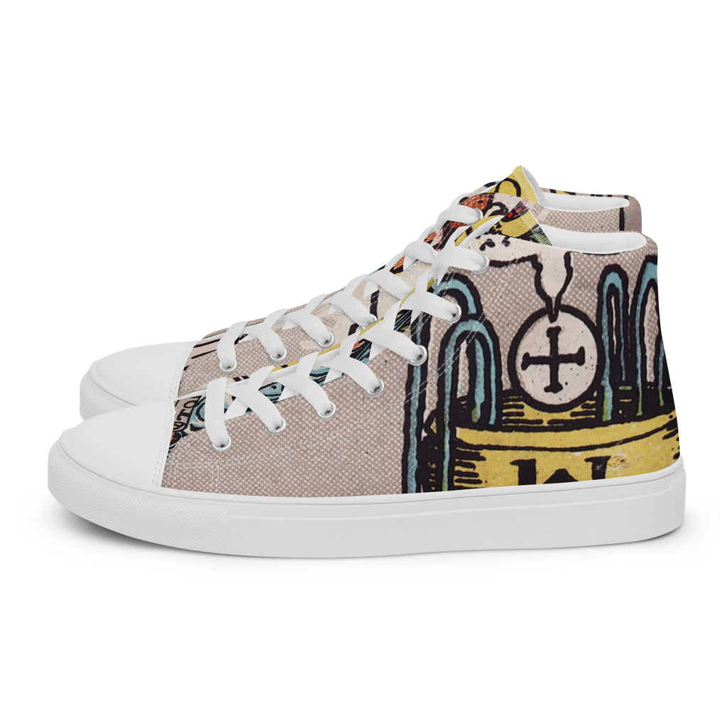 4 Aces Rider Waite Smith Women’s high top canvas shoes