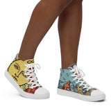 Sun Moon Women’s high top canvas shoes