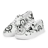 Casting Cloth/ Ouija Women’s lace-up canvas shoes
